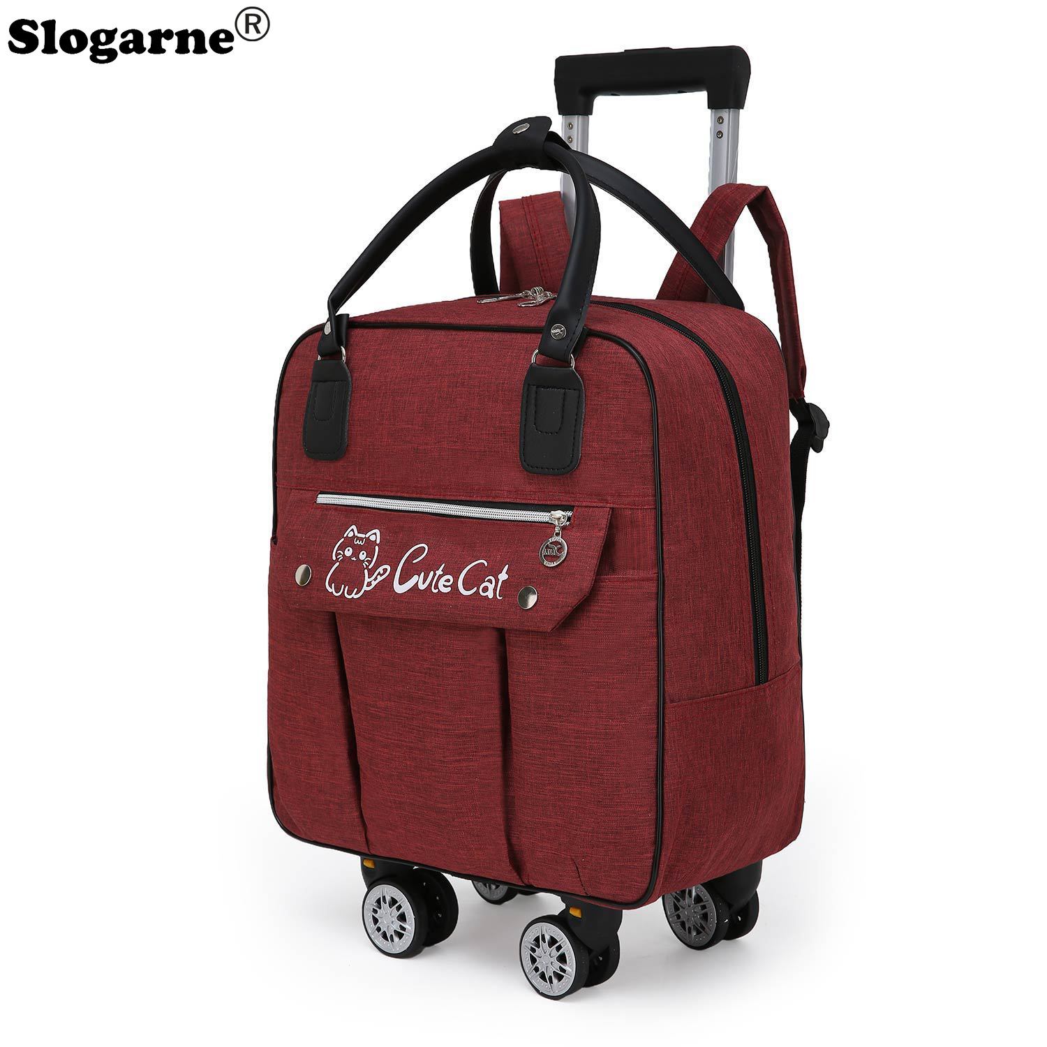 Weekender Bag Duffle - Trolley Large Capacity Travel Bag Wheels