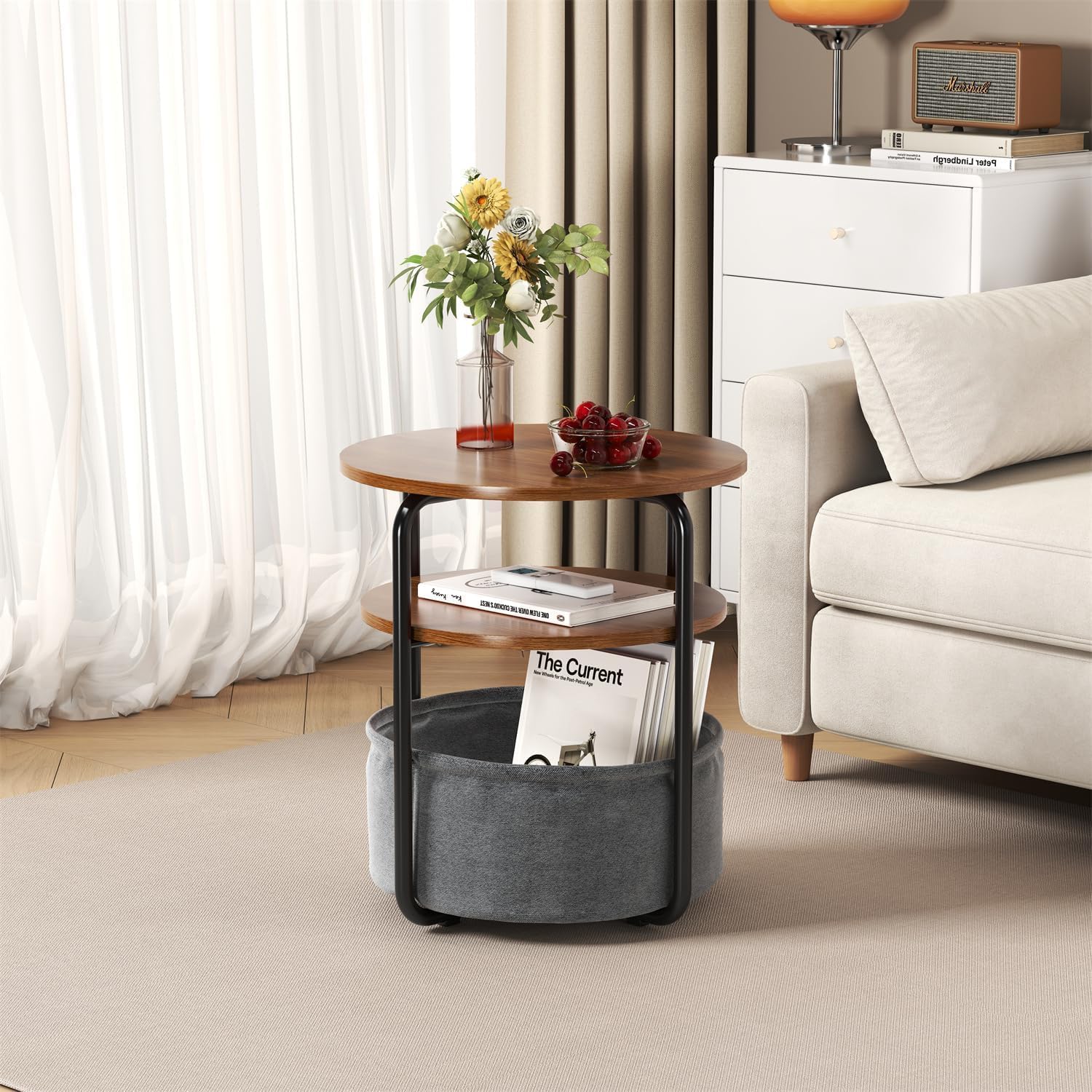 3-Tier Small Round Side Table  - Luxury Bags Tier review and price