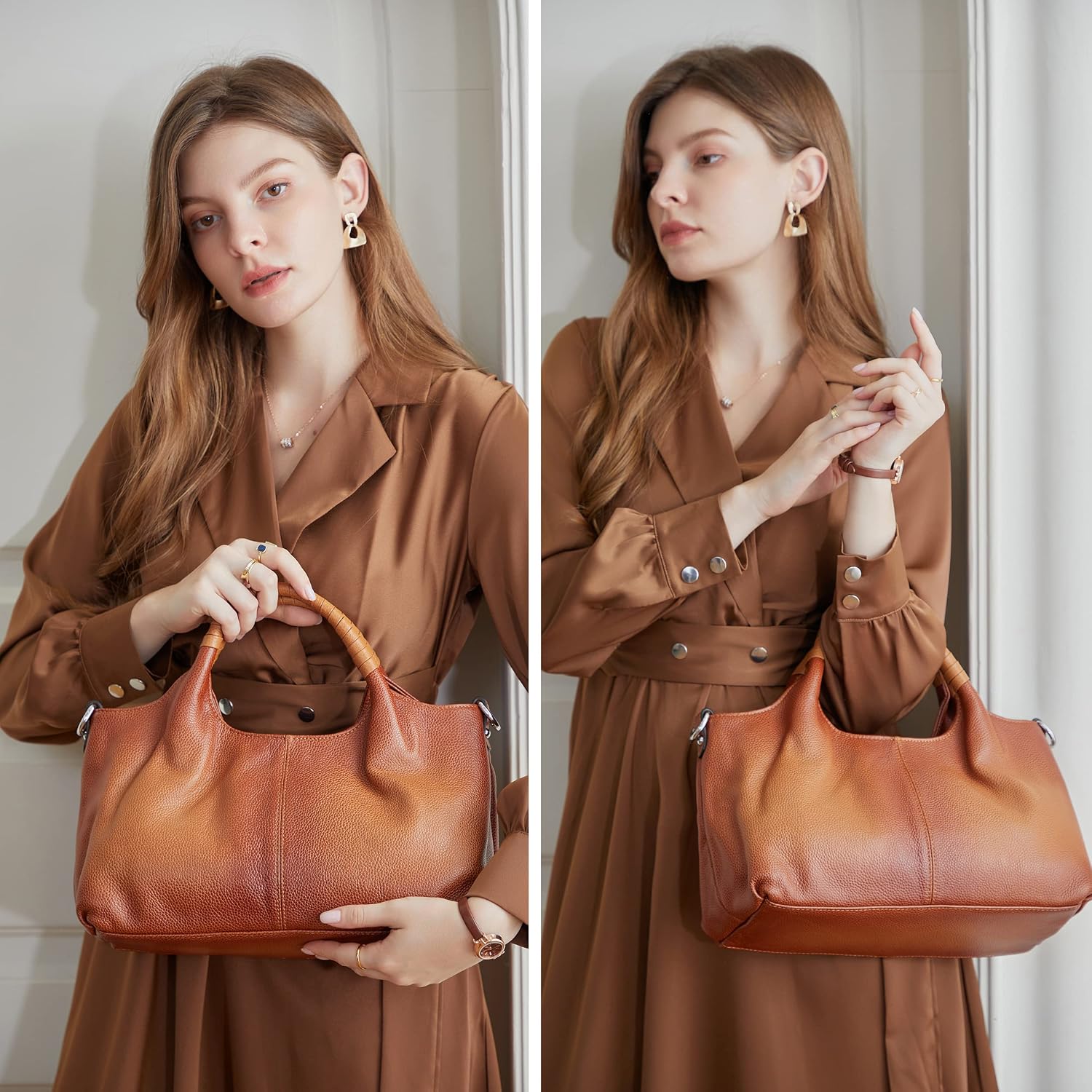 Genuine Leather Shoulder Bags  - Quiet Luxury Bags Crossbody review and price