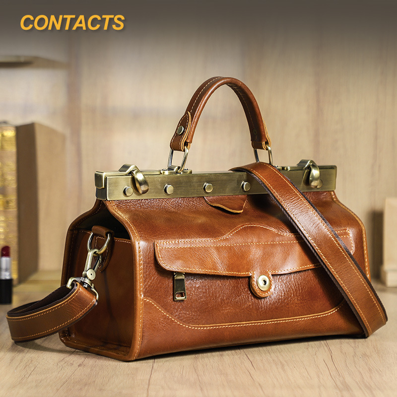 Full Grain Lamb Cowhide Leathe - Luxurious Bag review and price