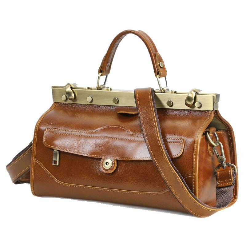 Full Grain Lamb Cowhide Leathe - Luxurious Bag review and price