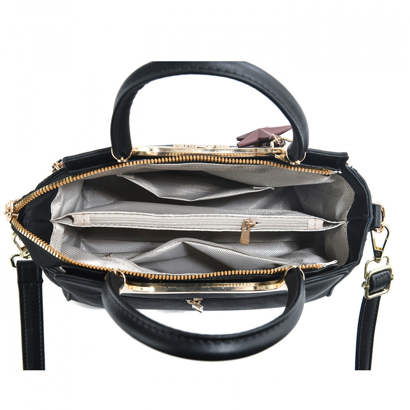 Stylish women's handbag, solid - Luxurious Bag review and price