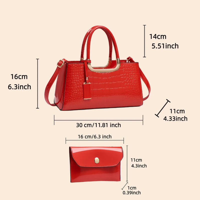 Women's Handbag Set, Light Lux - Luxurious Bag review and price