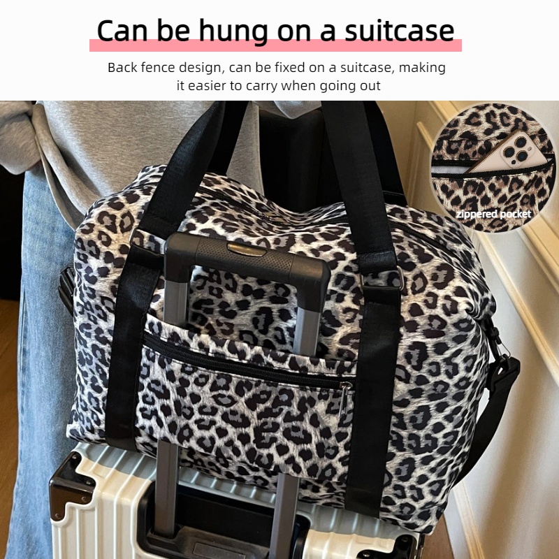 Leopard Printing Travel Duffel - Weekender Bag Duffle review and price