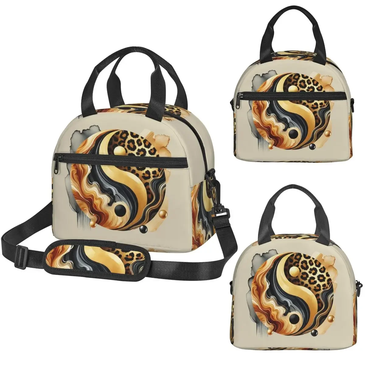 Leopard Yin Yang Luxury Gold M - Luxury Bags For Kids review and price