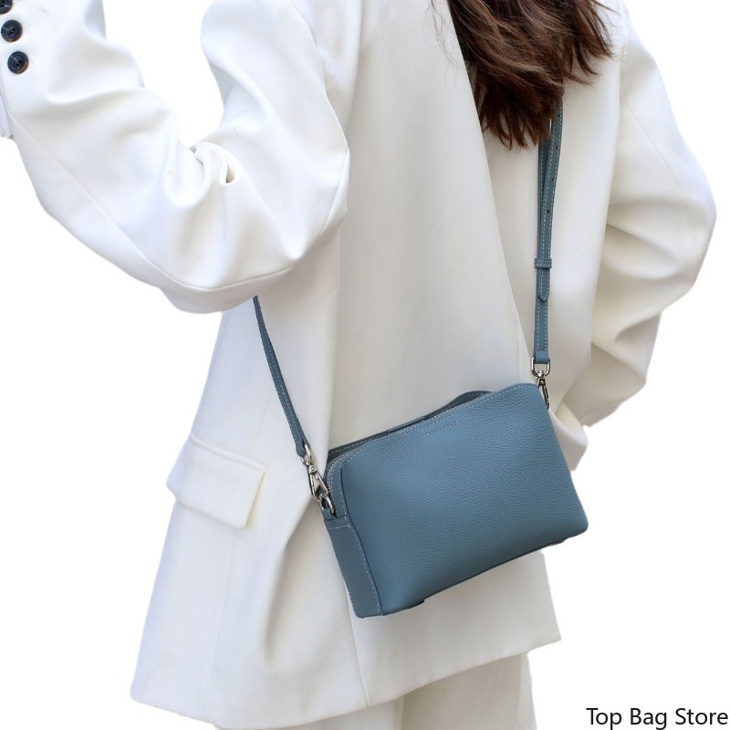 Genuine Leather Square Crossbo - Quiet Luxury Bags Crossbody review and price