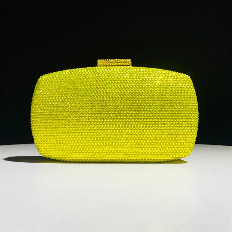 High End Luxury Rhinestone Han - Luxury Bags Yellow review and price