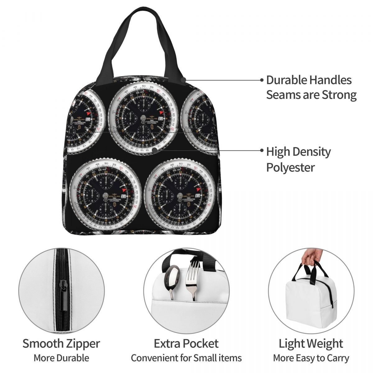 Luxury Watch Face Insulated Lu - Luxury Bags For Kids review and price