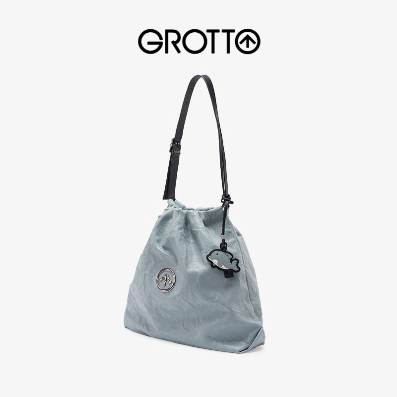 GROTTO Fashion 2025 New Genuin - Luxury Bags Medium Size review and price