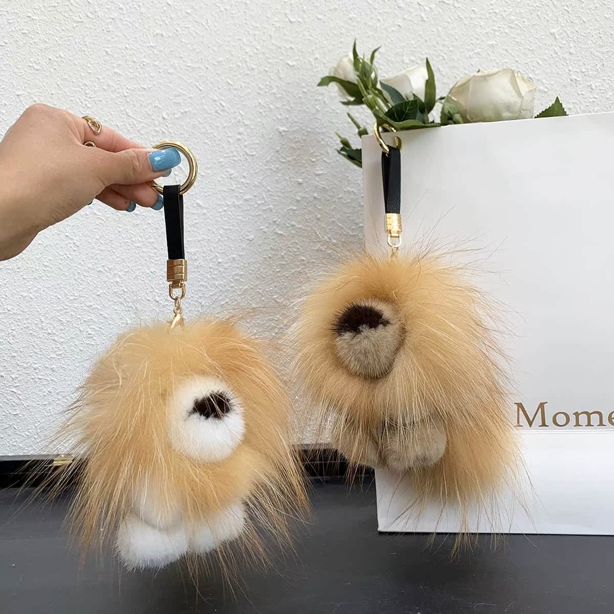 Luxury Real Mink Fur Lion Pend - Luxury Bags For Kids review and price