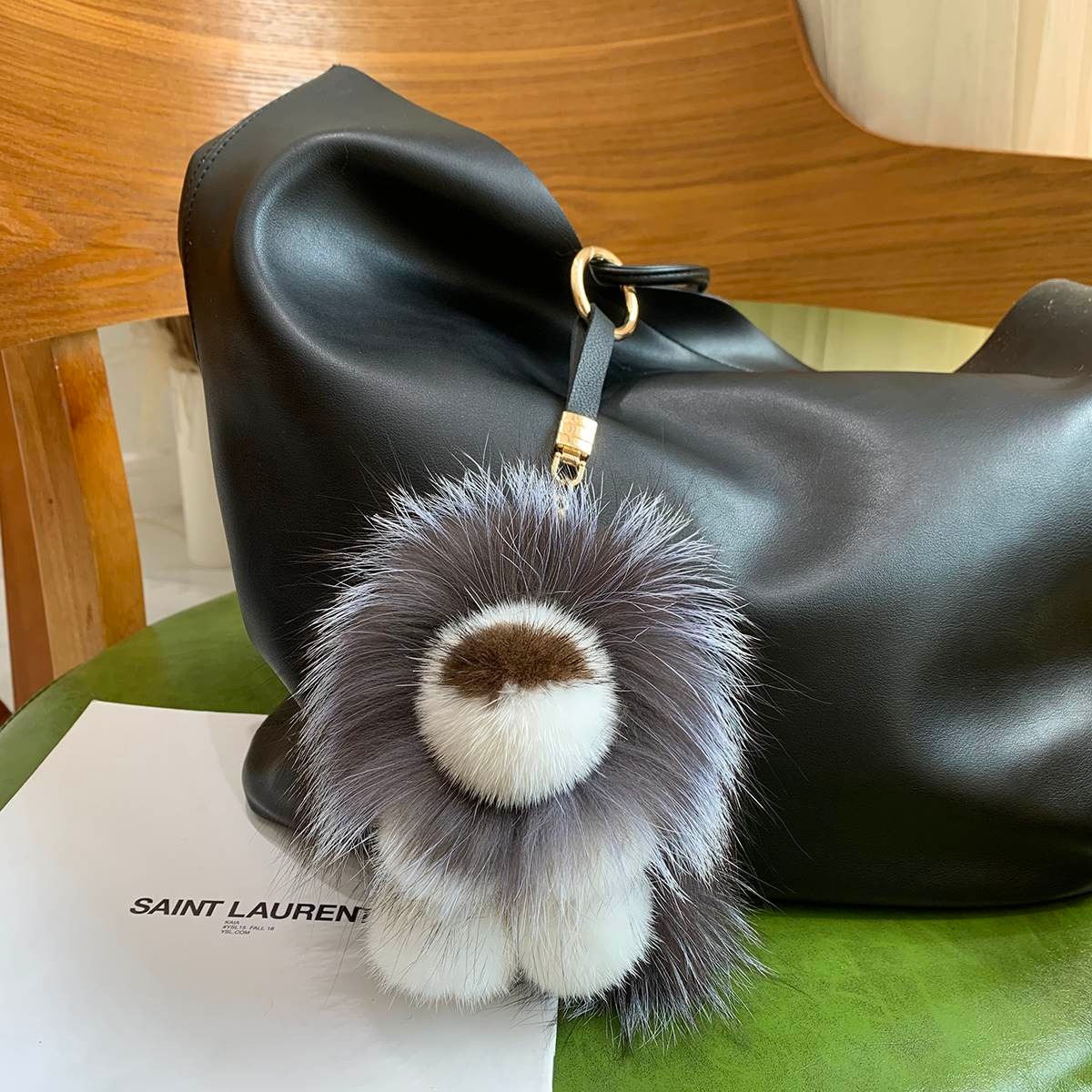 Luxury Real Mink Fur Lion Pend - Luxury Bags For Kids review and price