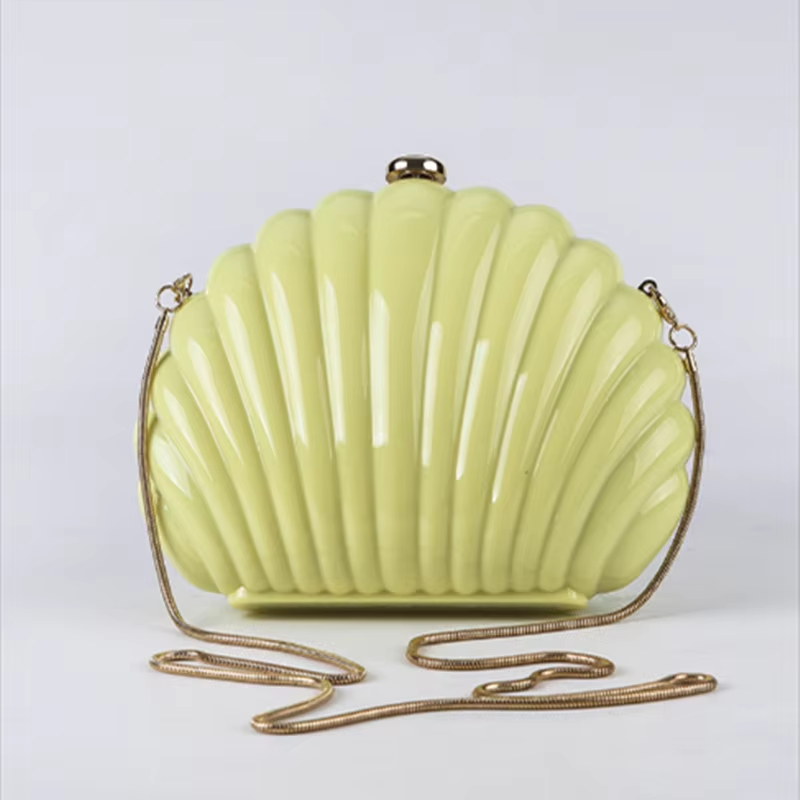 Lady Mini Shell Bag Acrylic Hi - Luxury Bags Yellow review and price