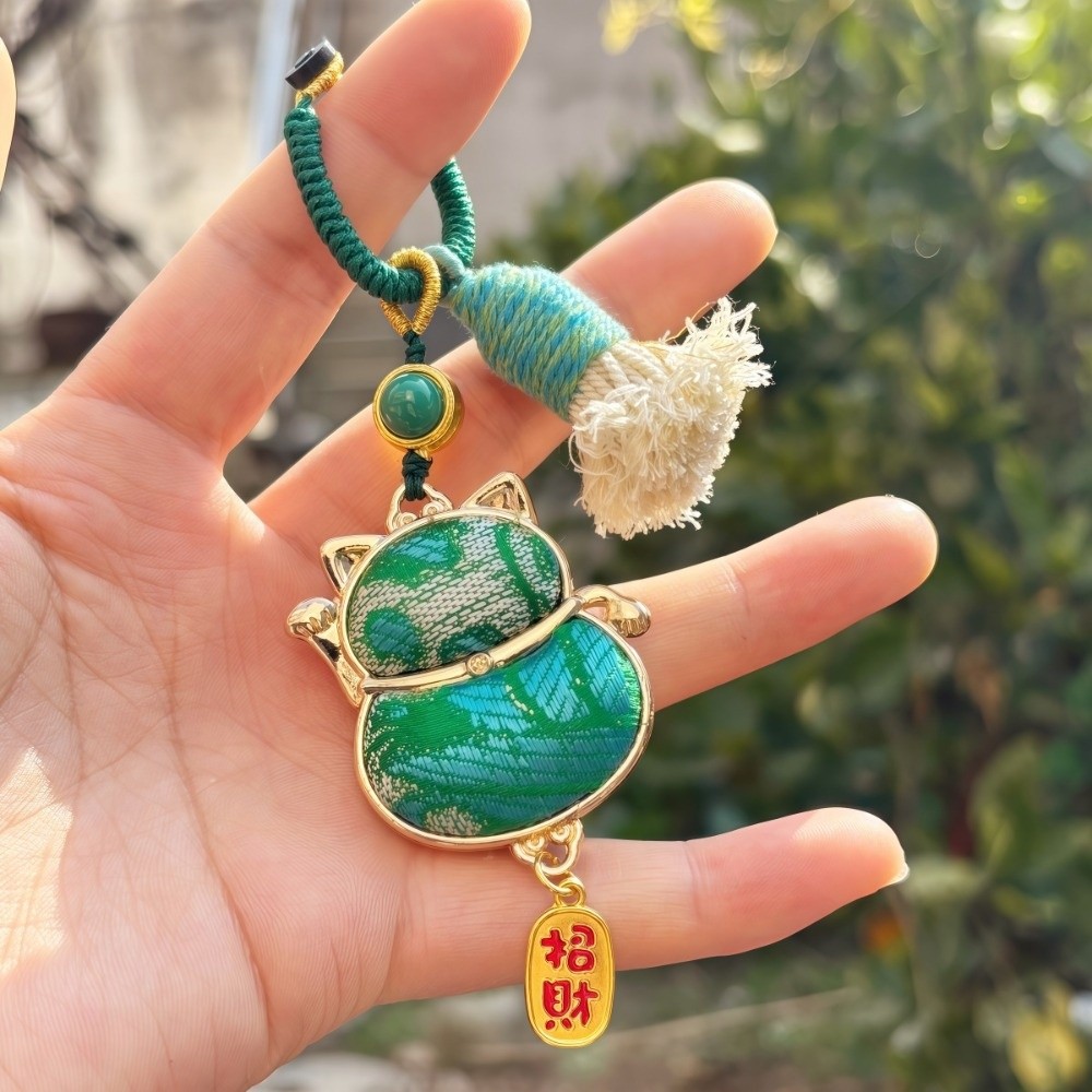 Luxury Brocade Gourd Pendant B - Luxury Bags Yellow review and price