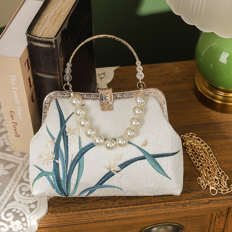 Women Vintage Floral Embroider - Luxury Bags Medium Size review and price
