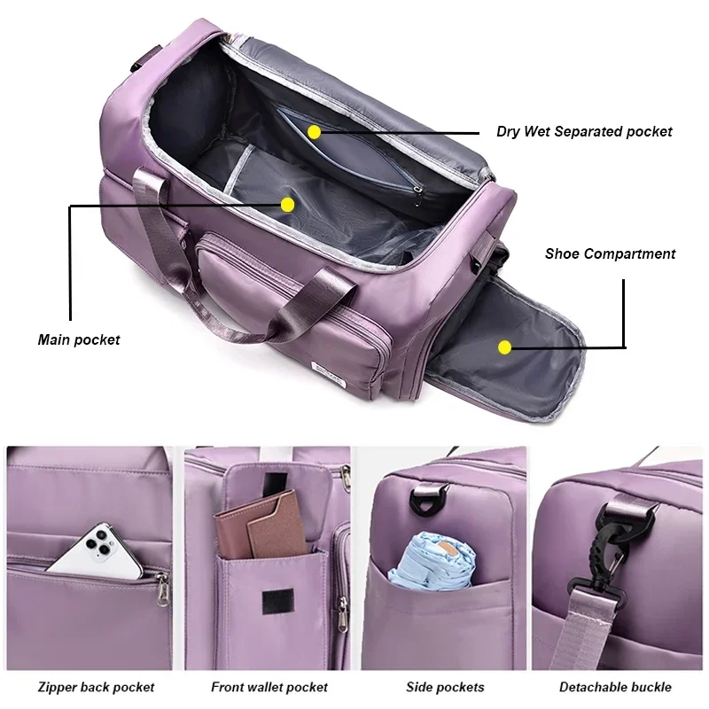 Carry On Travel Bag Large Capa - Weekender Bag Duffle review and price