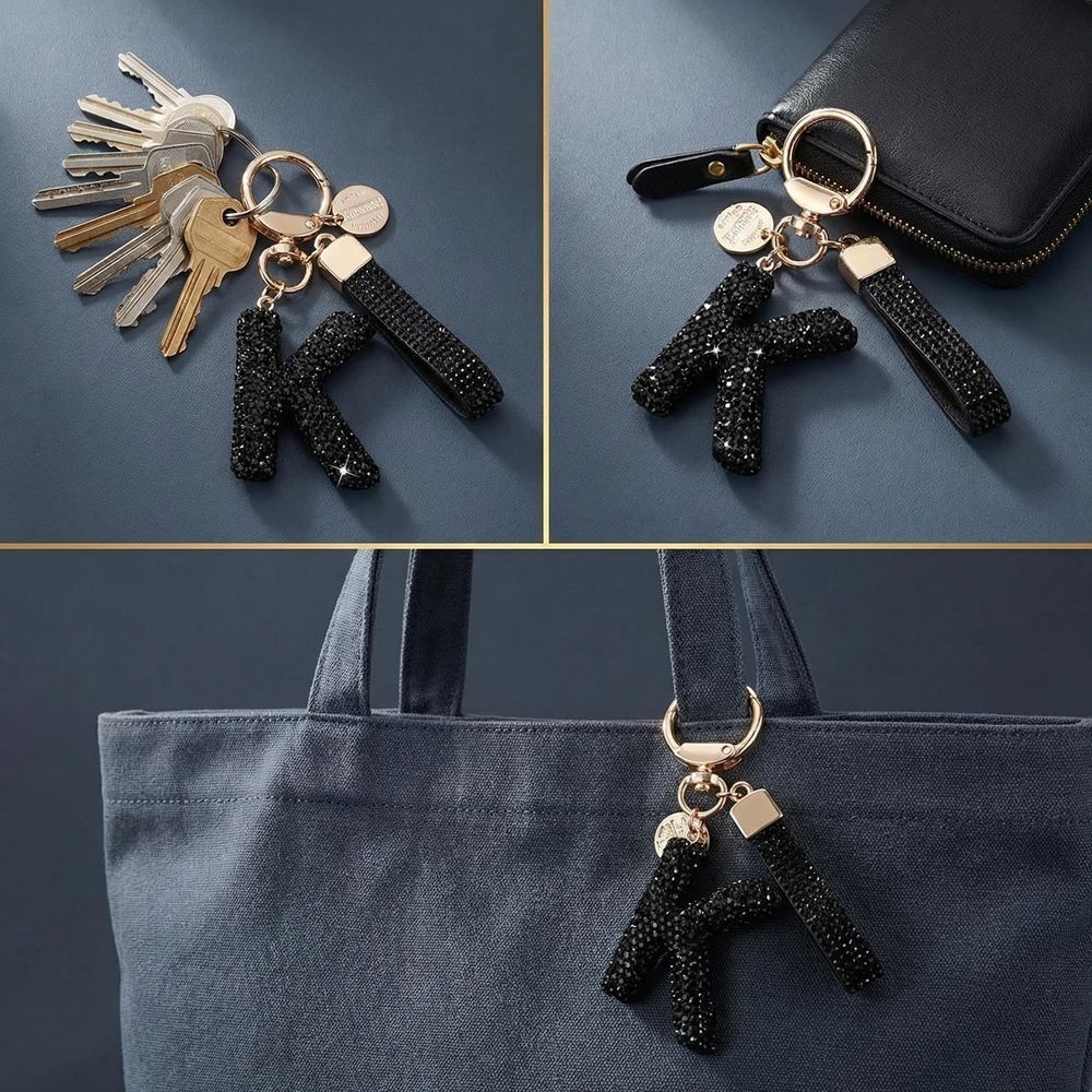 Stylish Lucky Charm Letter Key - Luxury Bags Yellow review and price