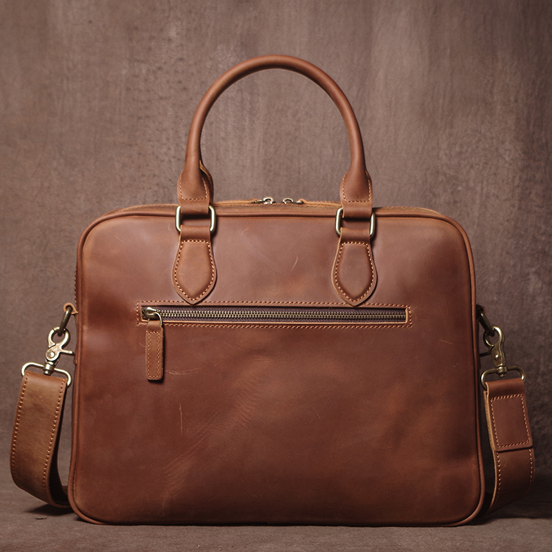 GURO Men Crazy Horse Cowhide B - Luxury Bags Laptop review and price