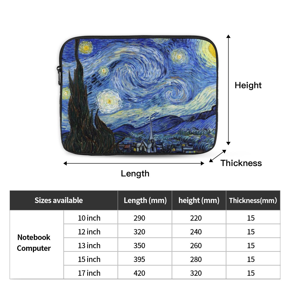 Van Gogh Notebook Laptop Bag C - Luxury Bags Laptop review and price